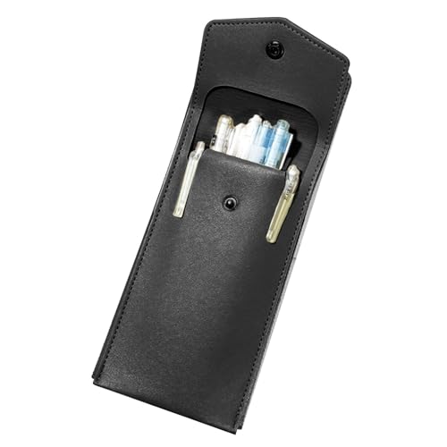 ccuzs Pu Pencil Case, Large Capacity Pen Pouch, 7.87x3.94 Inches Compact Portable Sturdy Multifunctional Portable Pencil Box for Pens, Pencils, Markers and School Supplies von ccuzs