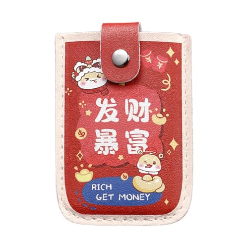 ccuzs RFID Blocking for Credit Card Holder for Women, Pull Out Multi Slot Card Holder, Boho Style Compact Card Holder, Small Travel Wallet Organizer for Credit Cards and IDs von ccuzs