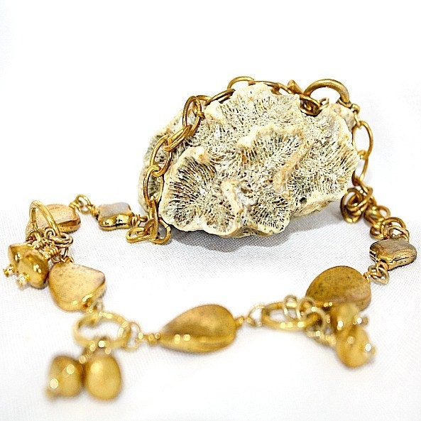 Gelbgold Halskette Quatrefoil Schmuck Kleeblatt Kette Baumeln Unikat Mode Cluster N-49 von cdjali