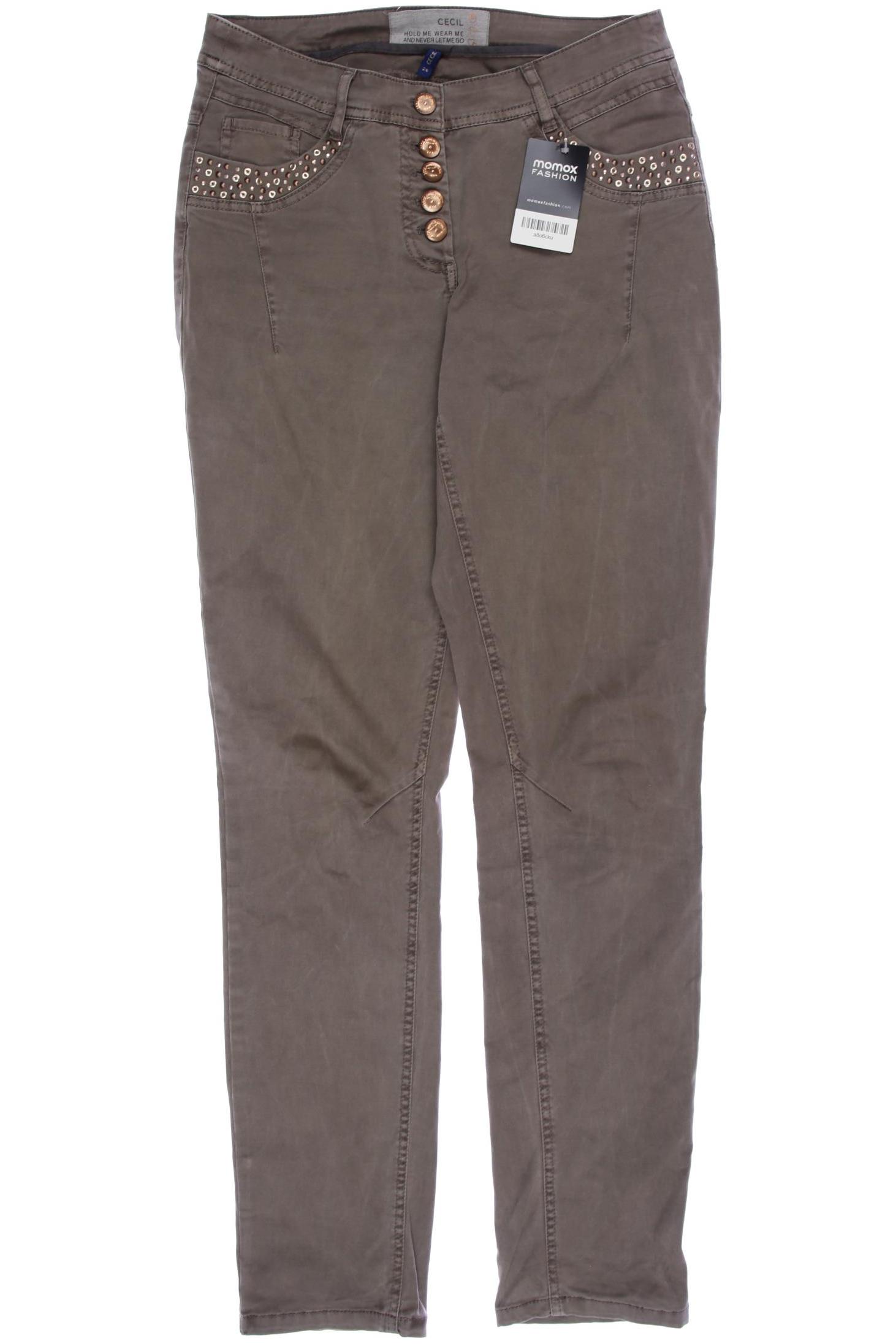 CECIL Damen Jeans, braun von cecil