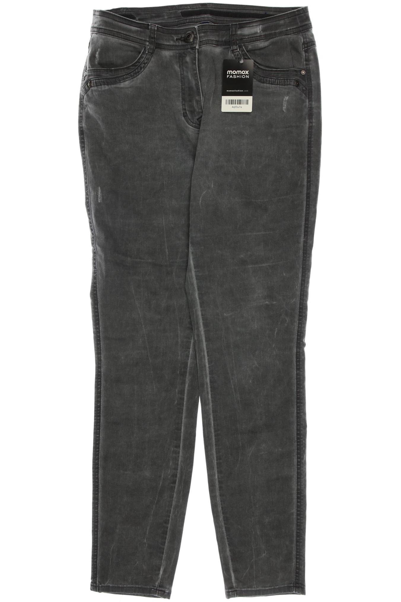Cecil Damen Jeans, grau, Gr. 40 von cecil