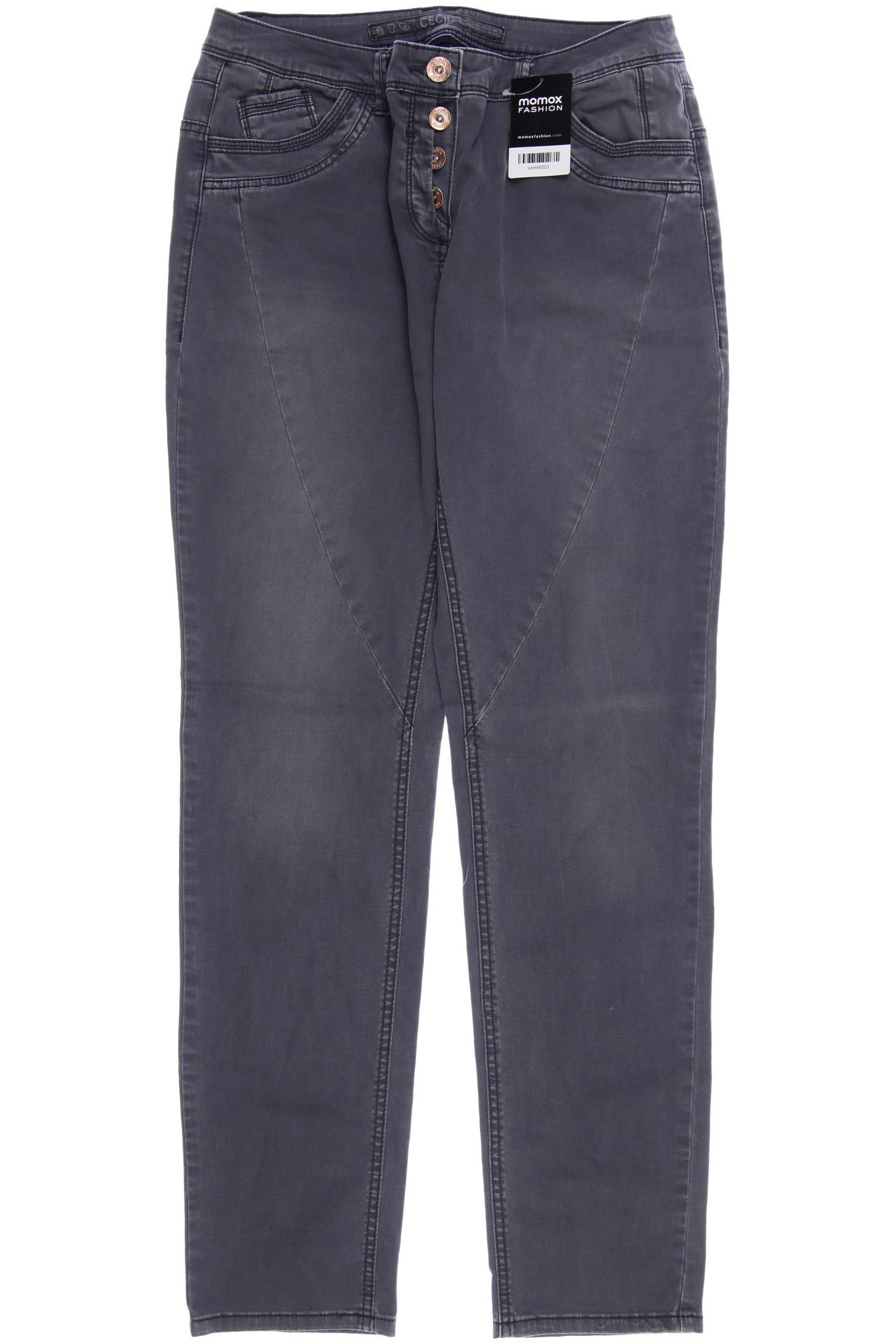 CECIL Damen Jeans, grau von cecil