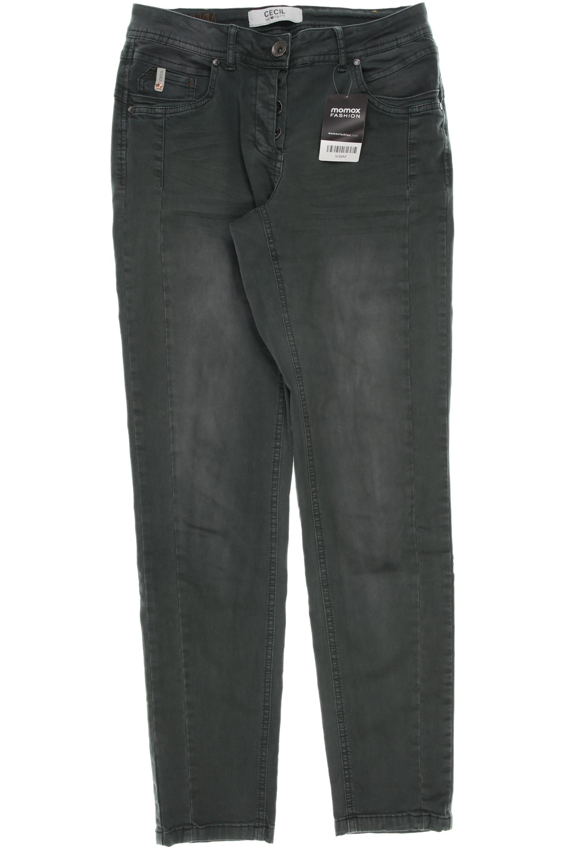 Cecil Damen Jeans, grün, Gr. 36 von cecil