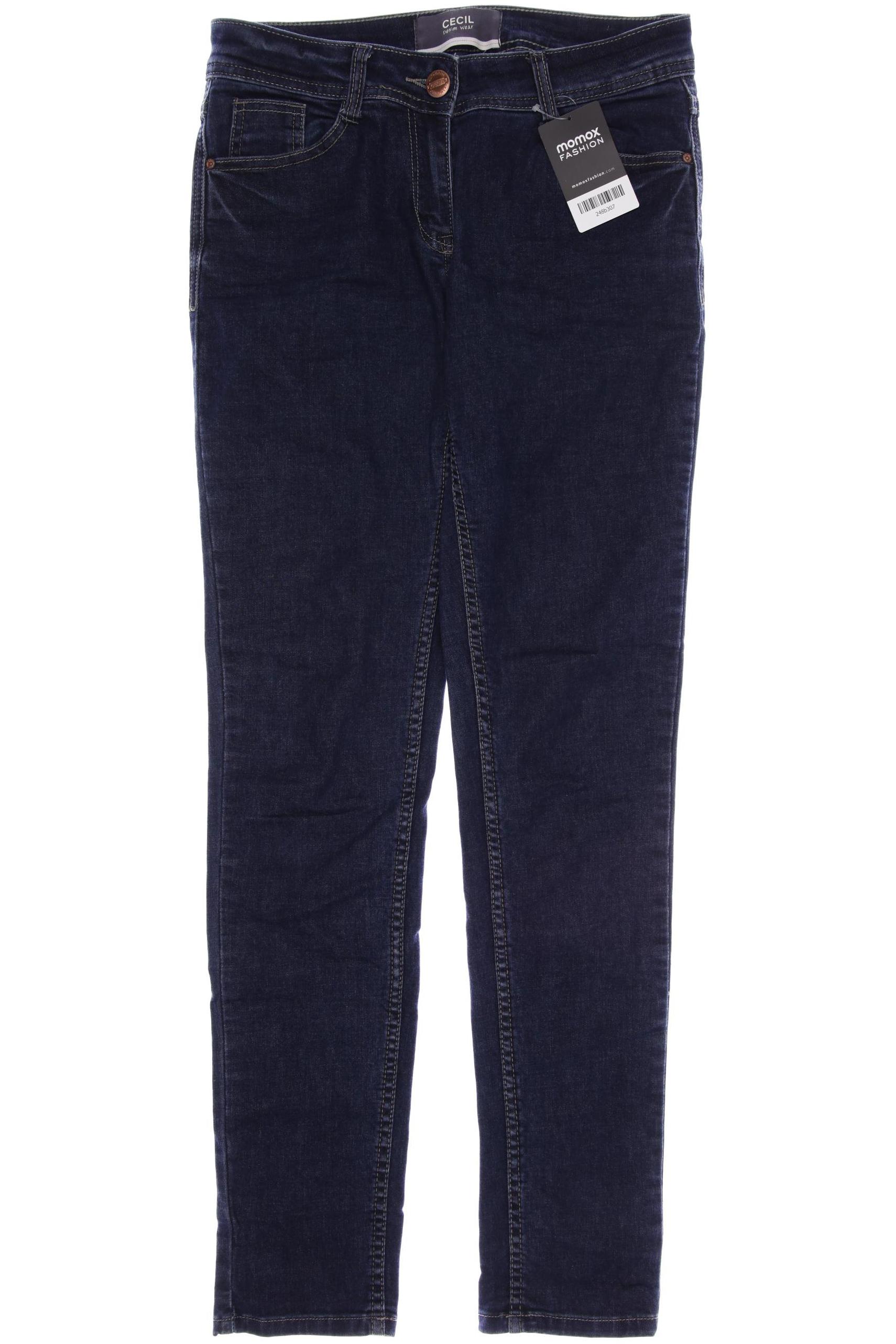 Cecil Damen Jeans, marineblau, Gr. 34 von cecil