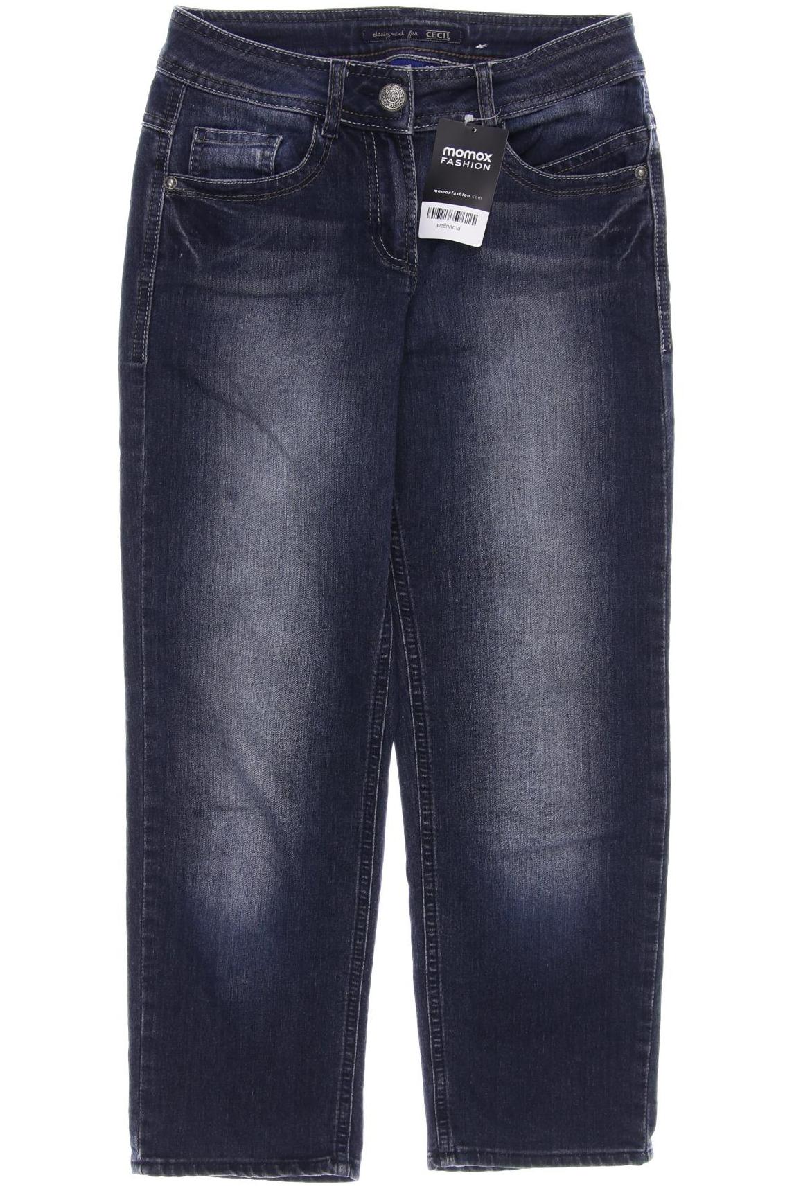 Cecil Damen Jeans, marineblau, Gr. 36 von cecil