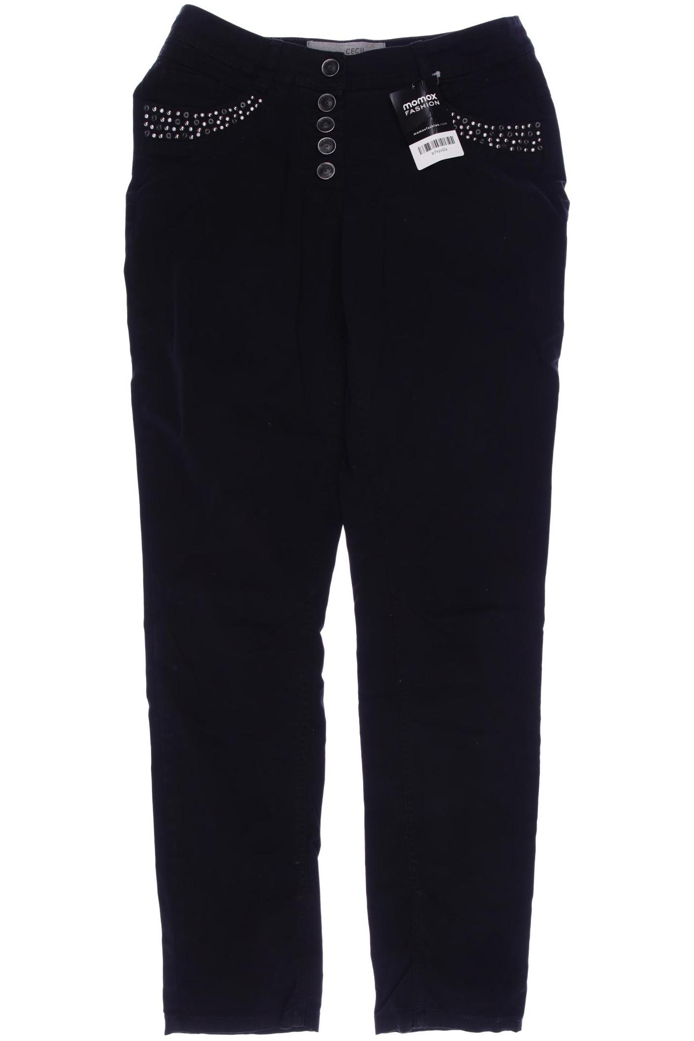 CECIL Damen Jeans, schwarz von cecil