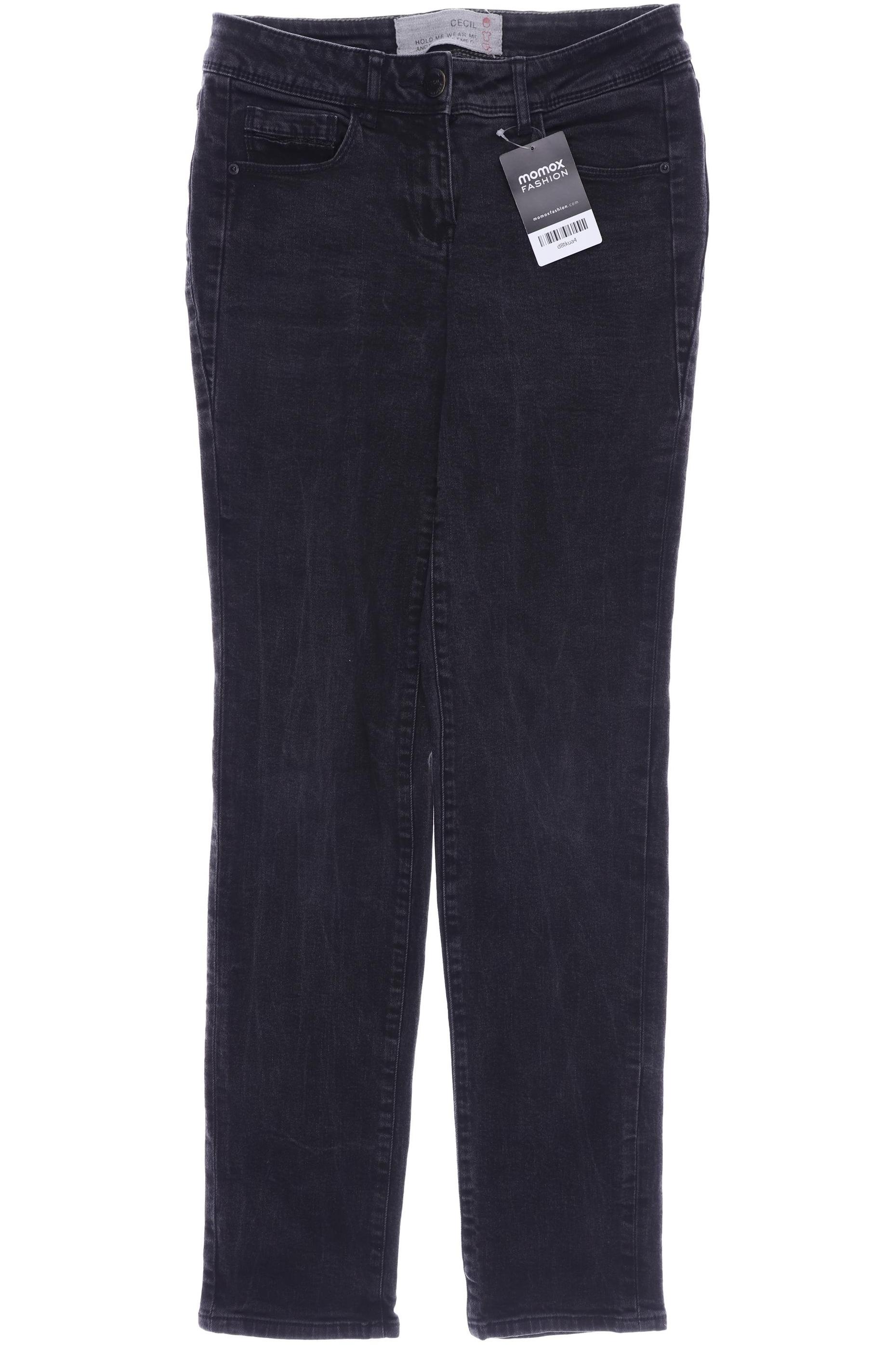 Cecil Damen Jeans, schwarz, Gr. 36 von cecil