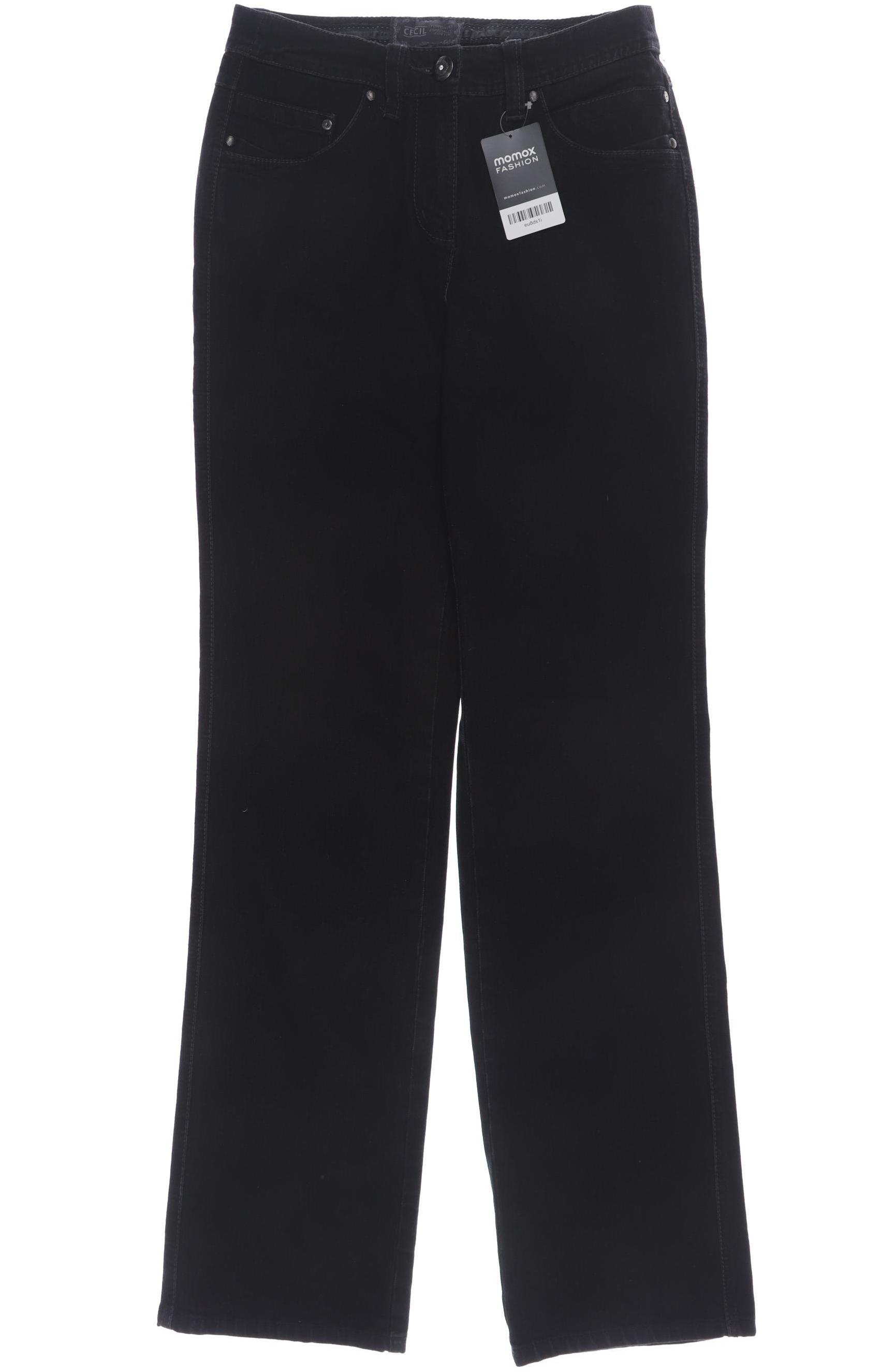 CECIL Damen Jeans, schwarz von cecil