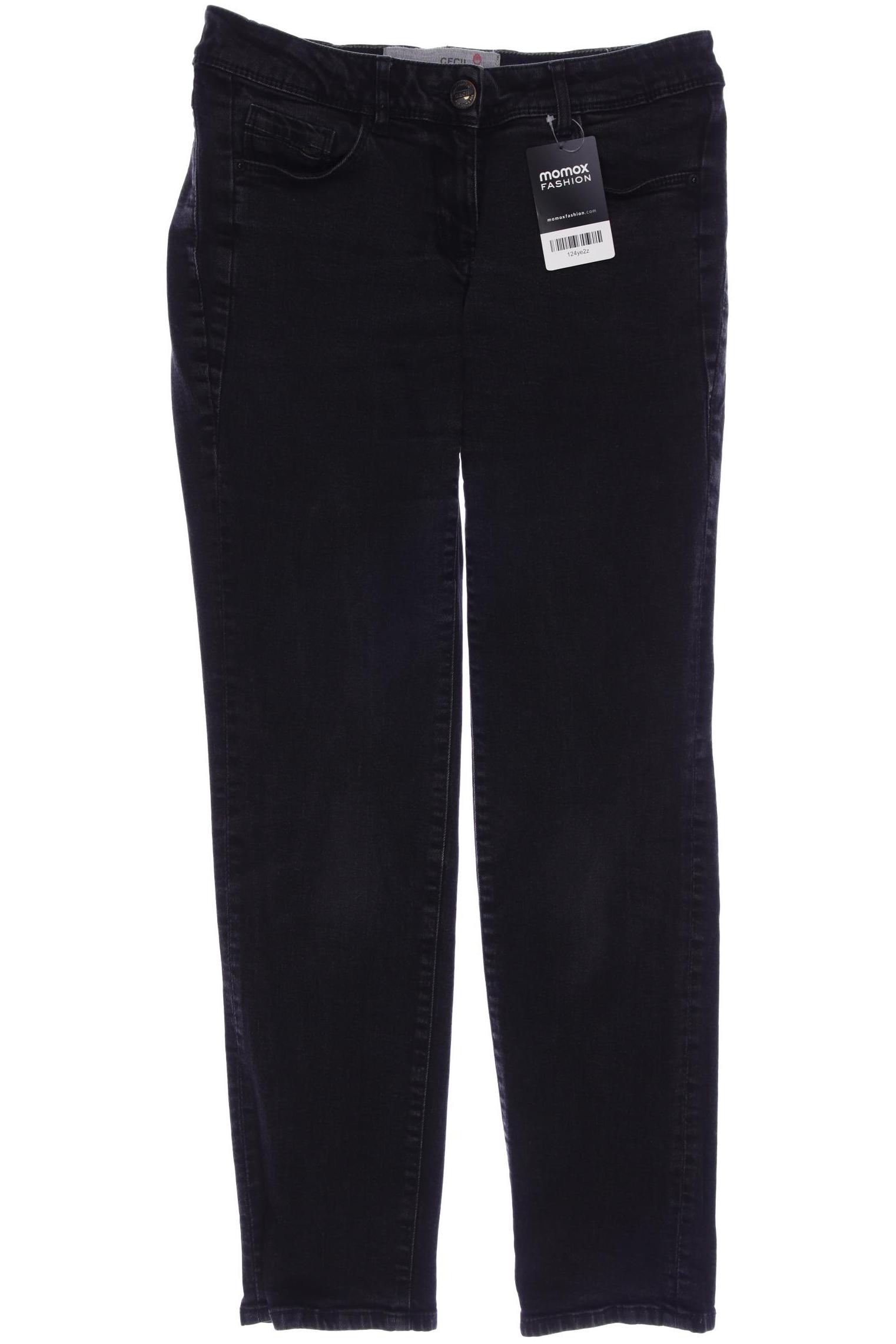 CECIL Damen Jeans, schwarz von cecil