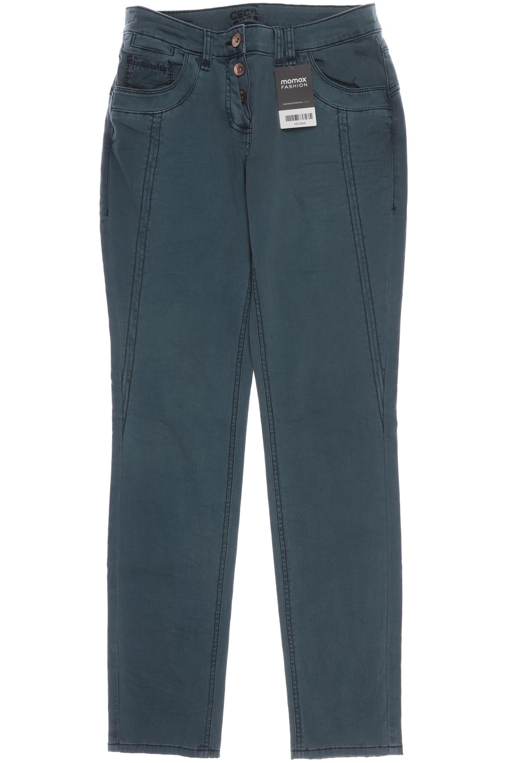 Cecil Damen Jeans, türkis, Gr. 36 von cecil