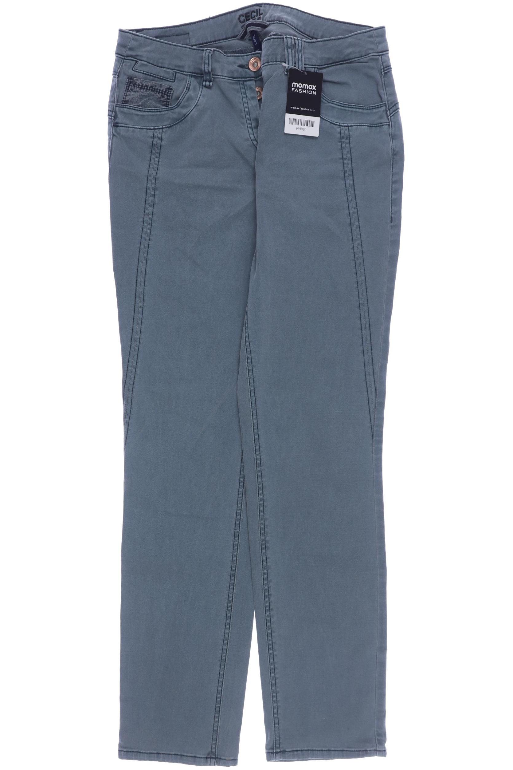 CECIL Damen Jeans, türkis von cecil