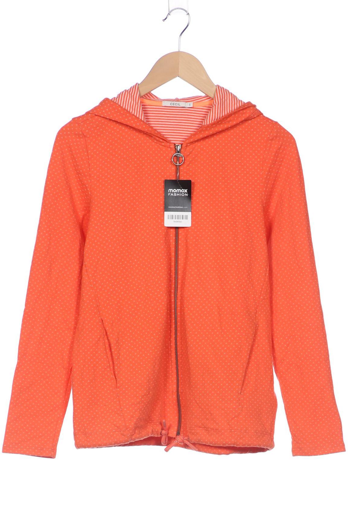 CECIL Damen Kapuzenpullover, orange von cecil