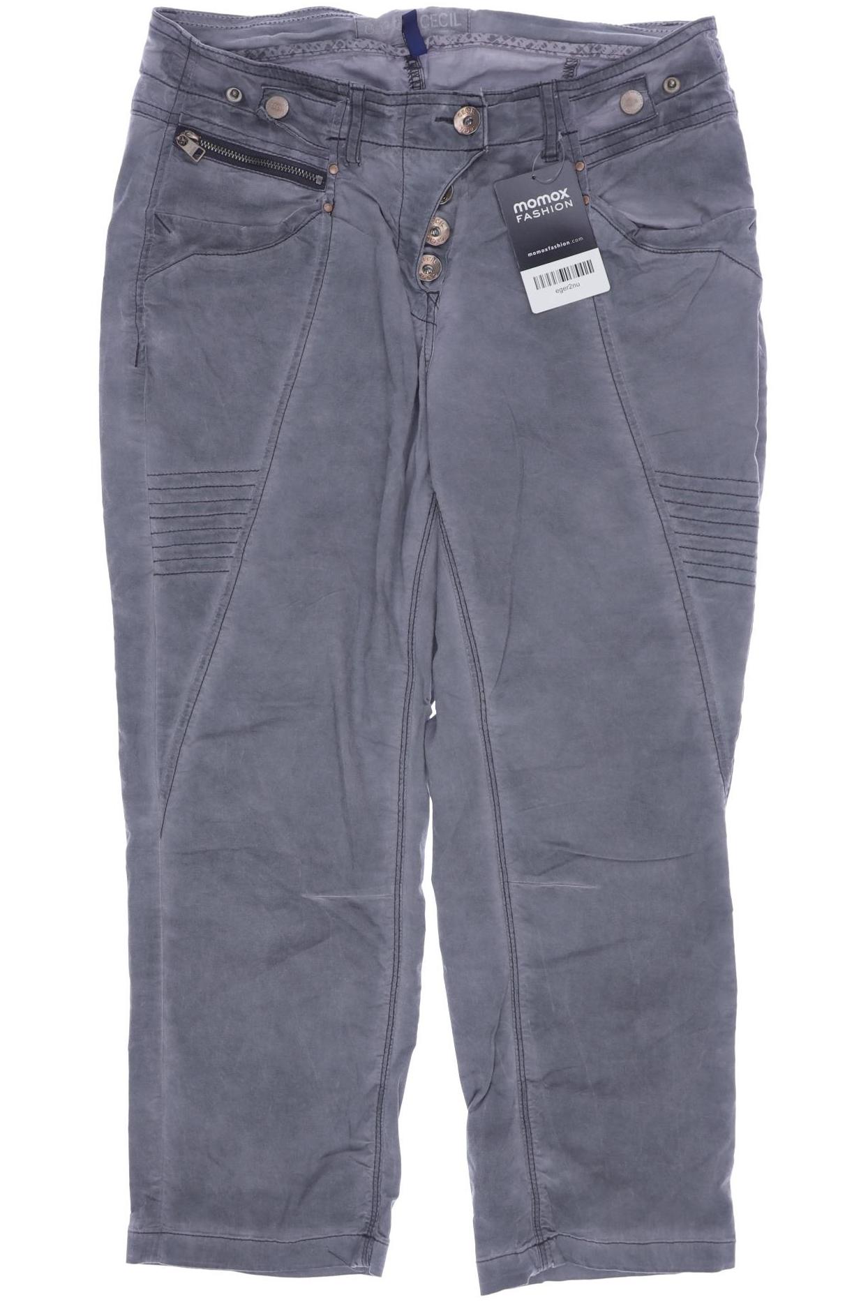 CECIL Damen Stoffhose, grau von cecil