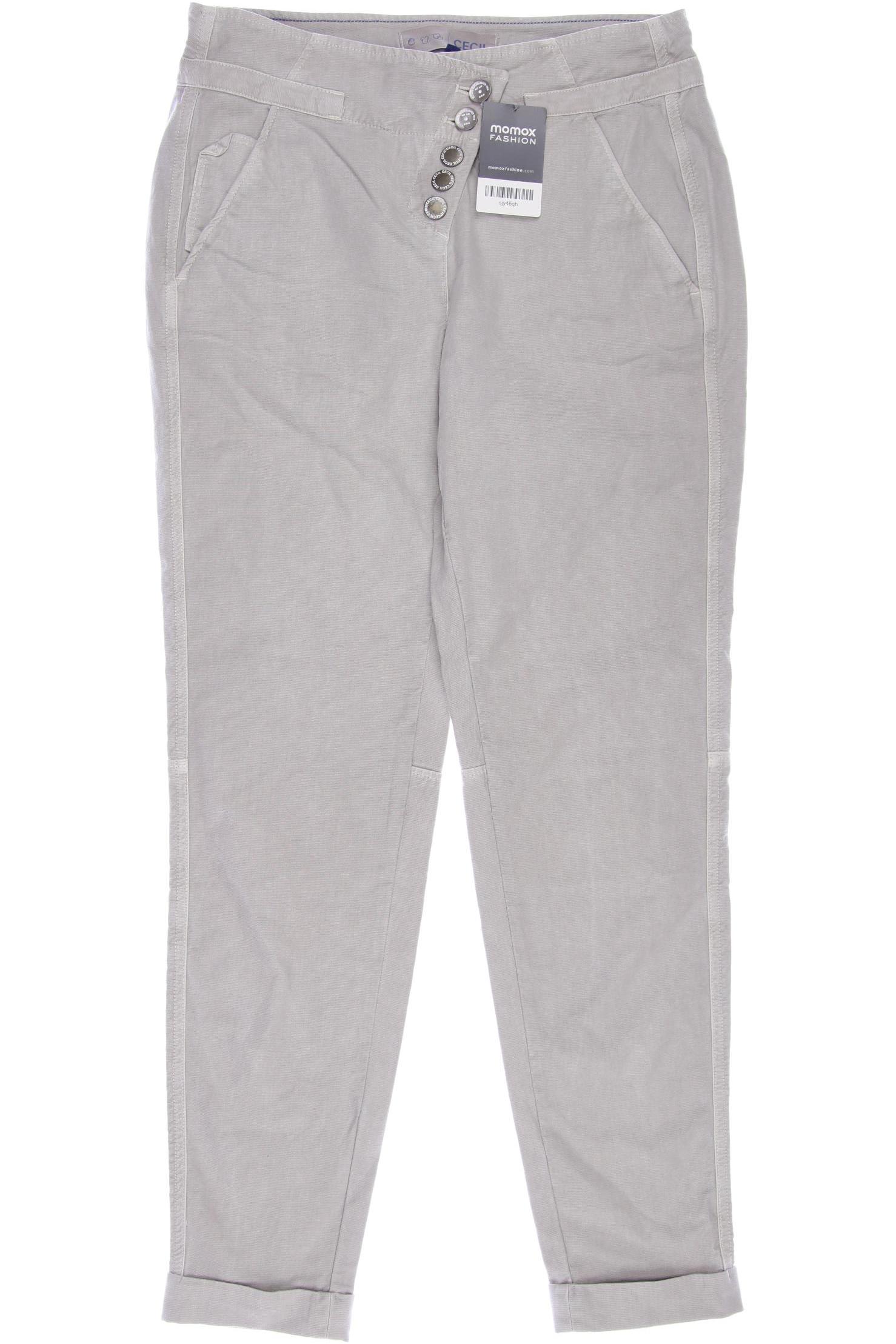 CECIL Damen Stoffhose, grau von cecil