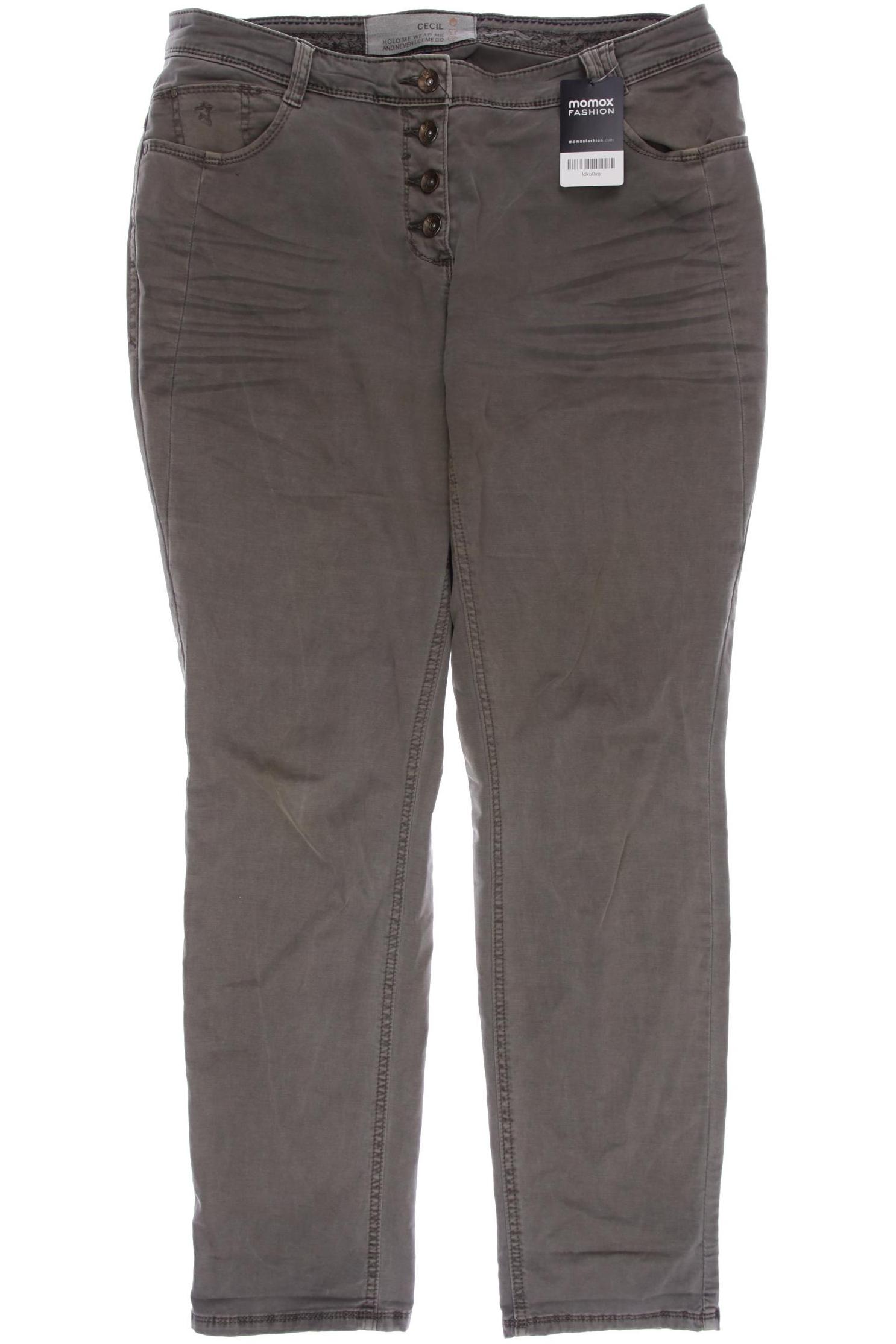 CECIL Damen Stoffhose, grau von cecil