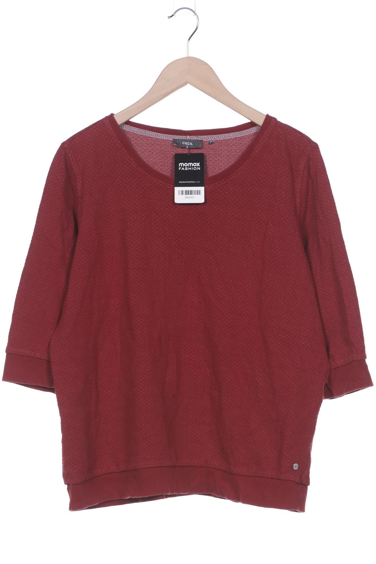 CECIL Damen Sweatshirt, bordeaux von cecil