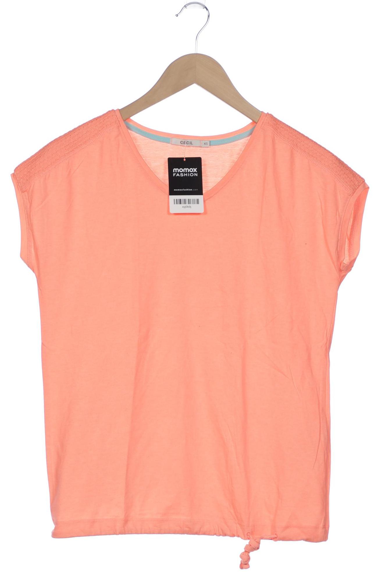 Cecil Damen T-Shirt, orange, Gr. 34 von cecil