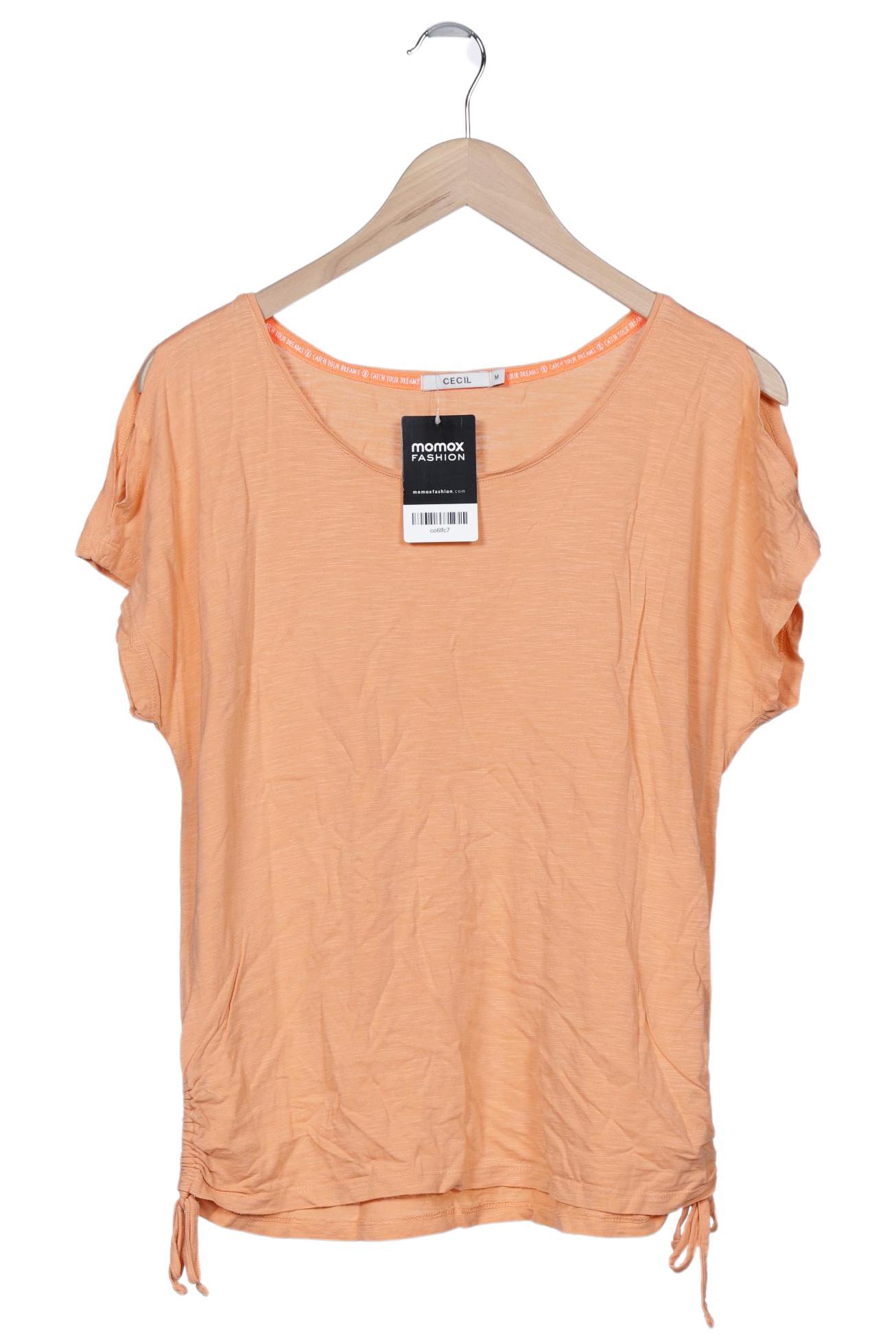 Cecil Damen T-Shirt, orange, Gr. 38 von cecil