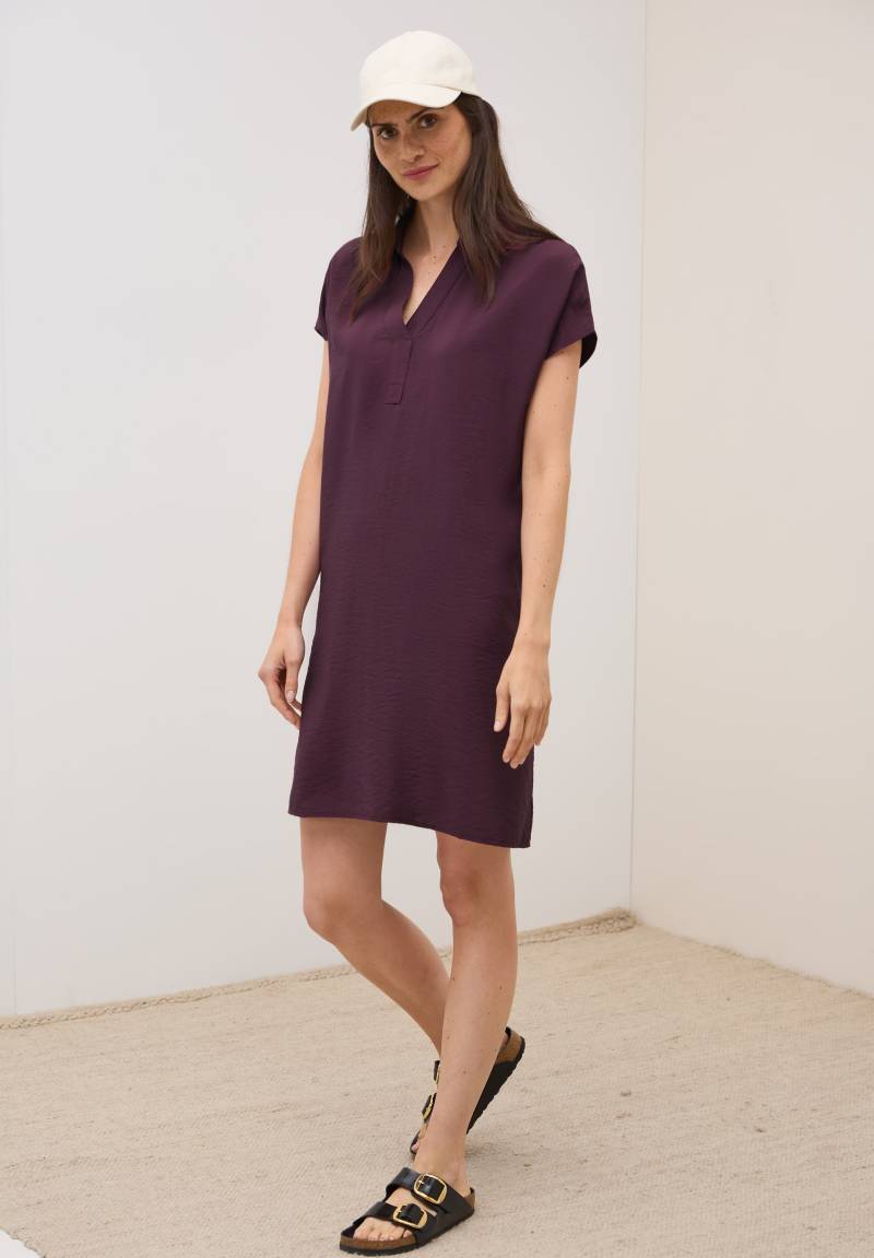 Cecil Hemdblusenkleid Ohne Taschen Sommerkleid in feiner Struktur-Qualität von cecil