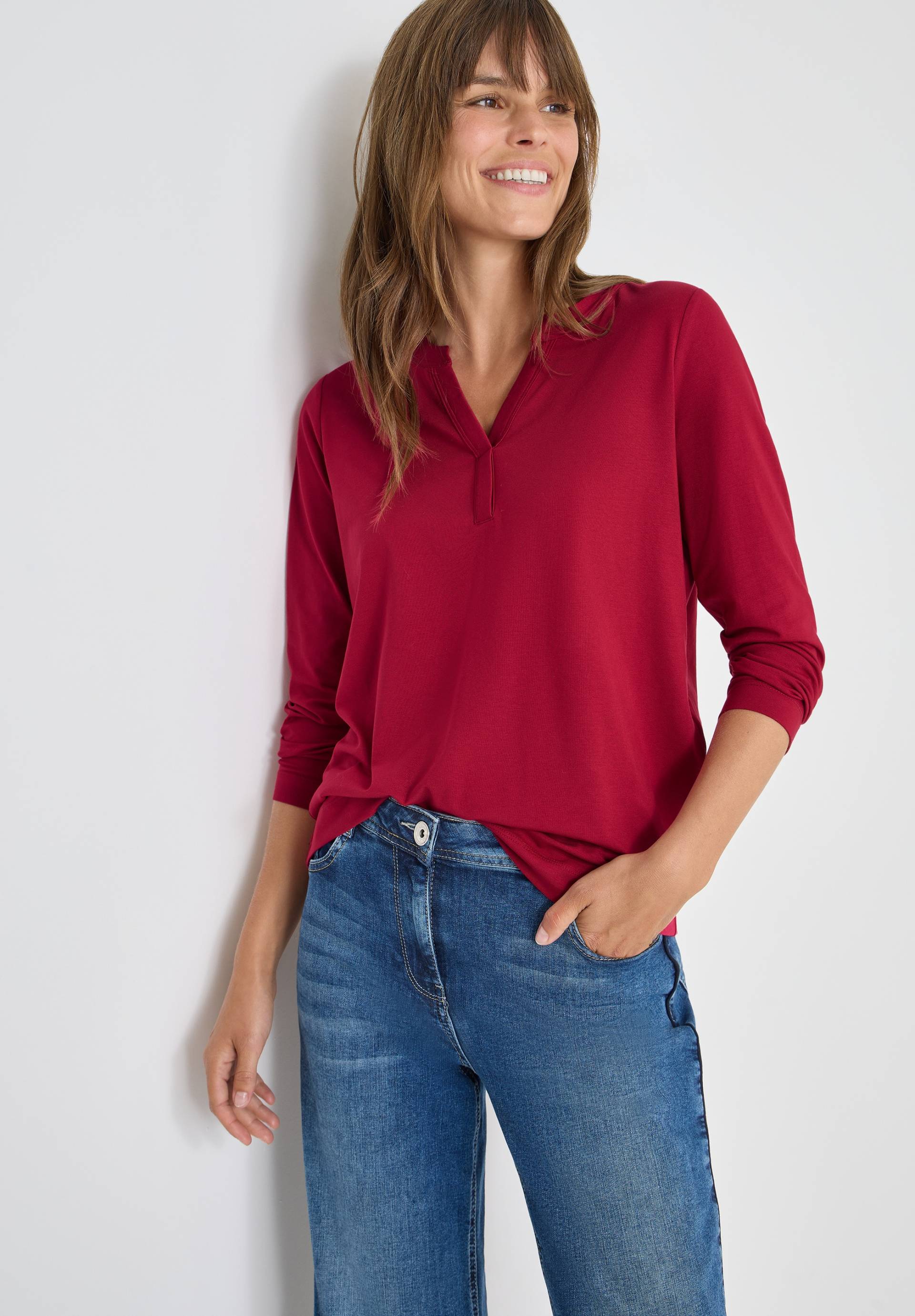 Cecil Langarmshirt im Tunika-Look von cecil