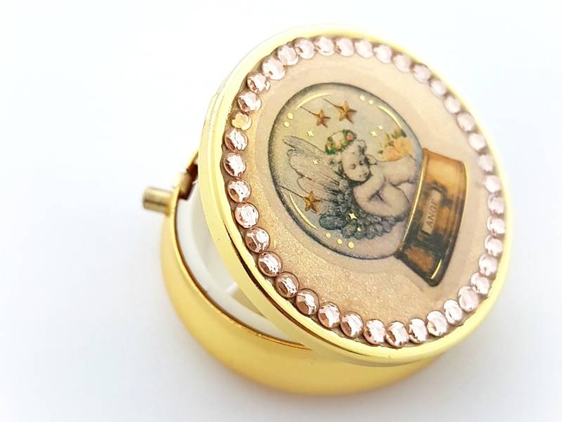 Goldener Engel Schneekugel-Deco-Pille Fall, Kawaii Geschenk Für Sie Goldener Engel Schneekugel-Deco-Pille Fall, Kawaii Geschenk Für Sie von celdeconail