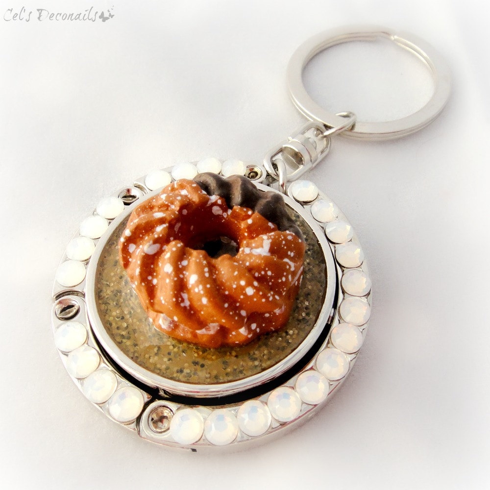 Miniatur Süss Kawaii Schlüsselanhänger Donut Deco Klapp Tasche Haken Miniatur Süss Kawaii Schlüsselanhänger Donut Deco Klapp Tasche Haken von celdeconail