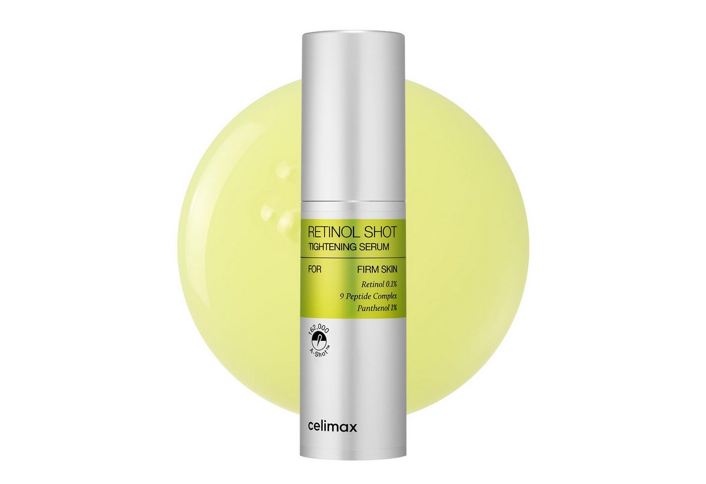celimax Gesichtspflege Vita A Retinol Shot – Straffendes Serum mit purem Vitamin A & Peptiden Anti-Aging-Effekt, um Falten, feine Linien und vergrößerte Poren gezielt zu reduzieren. von celimax
