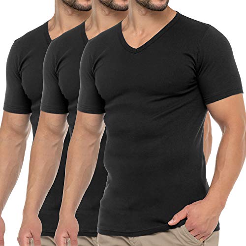 3-Pack Celodoro T-shirt for men, color: black, size: 9 (3XL) von Celodoro