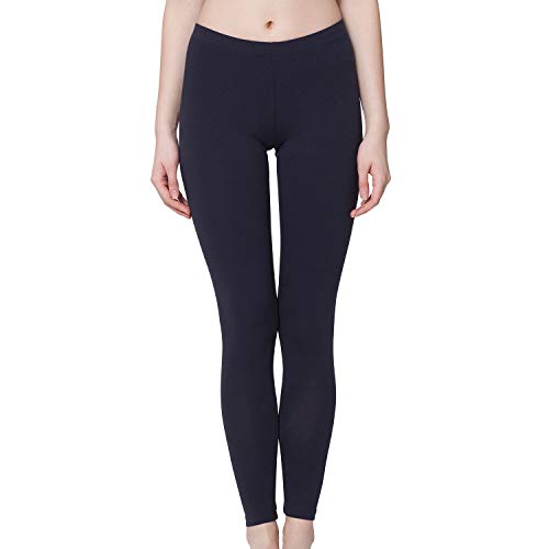 Celodoro Damen Leggings, stretchige Jersey Hose aus Baumwolle - Dunkelblau S Celodoro Damen Leggings, stretchige Jersey Hose aus Baumwolle - Dunkelblau S von Celodoro