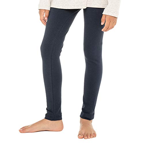 Celodoro Kinder Leggings, stretchige Jersey Hose aus Baumwolle - Dunkelblau 122-128 von Celodoro