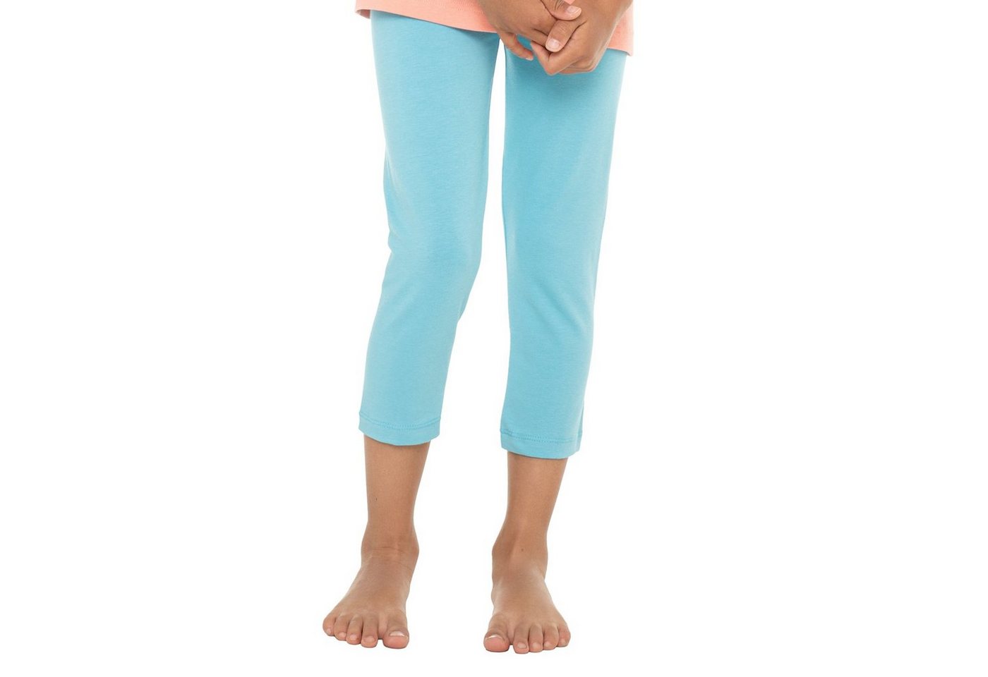 celodoro 3/4-Leggings Celodoro Kinder Leggings (3/4 Capri) - Hellblau 110-116 von celodoro