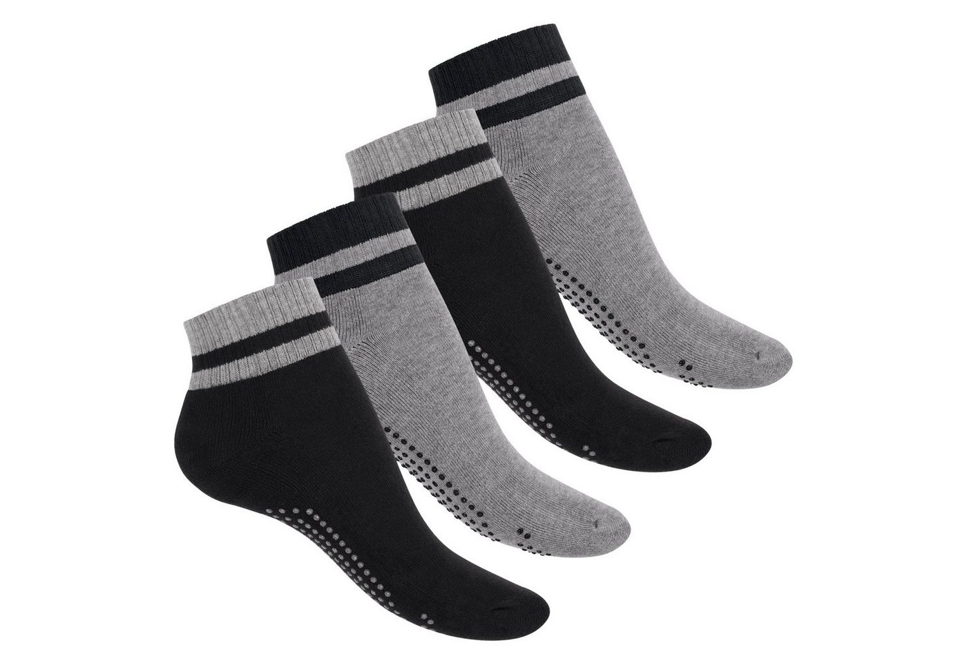 celodoro ABS-Socken Damen & Herren Yoga & Wellness Socken ABS Frotteesohle (4 Paar) von celodoro