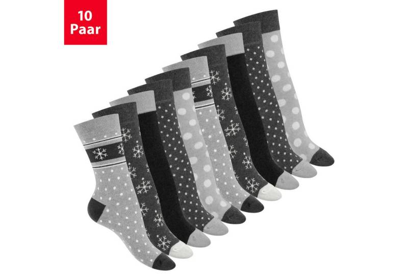 celodoro Basicsocken Süße Damen Eco Socken mit Motiv (10 Paar) Regenerative Baumwolle von celodoro
