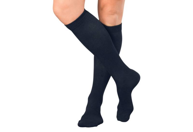 celodoro Kompressionsstrümpfe Damen & Herren Reisekniestrümpfe (1 Paar) mit Kompression von celodoro