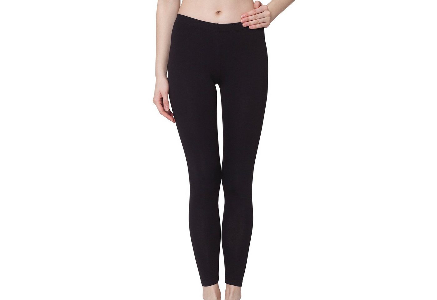 celodoro Leggings Damen Leggings, stretchige Jersey Hose aus Baumwolle von celodoro