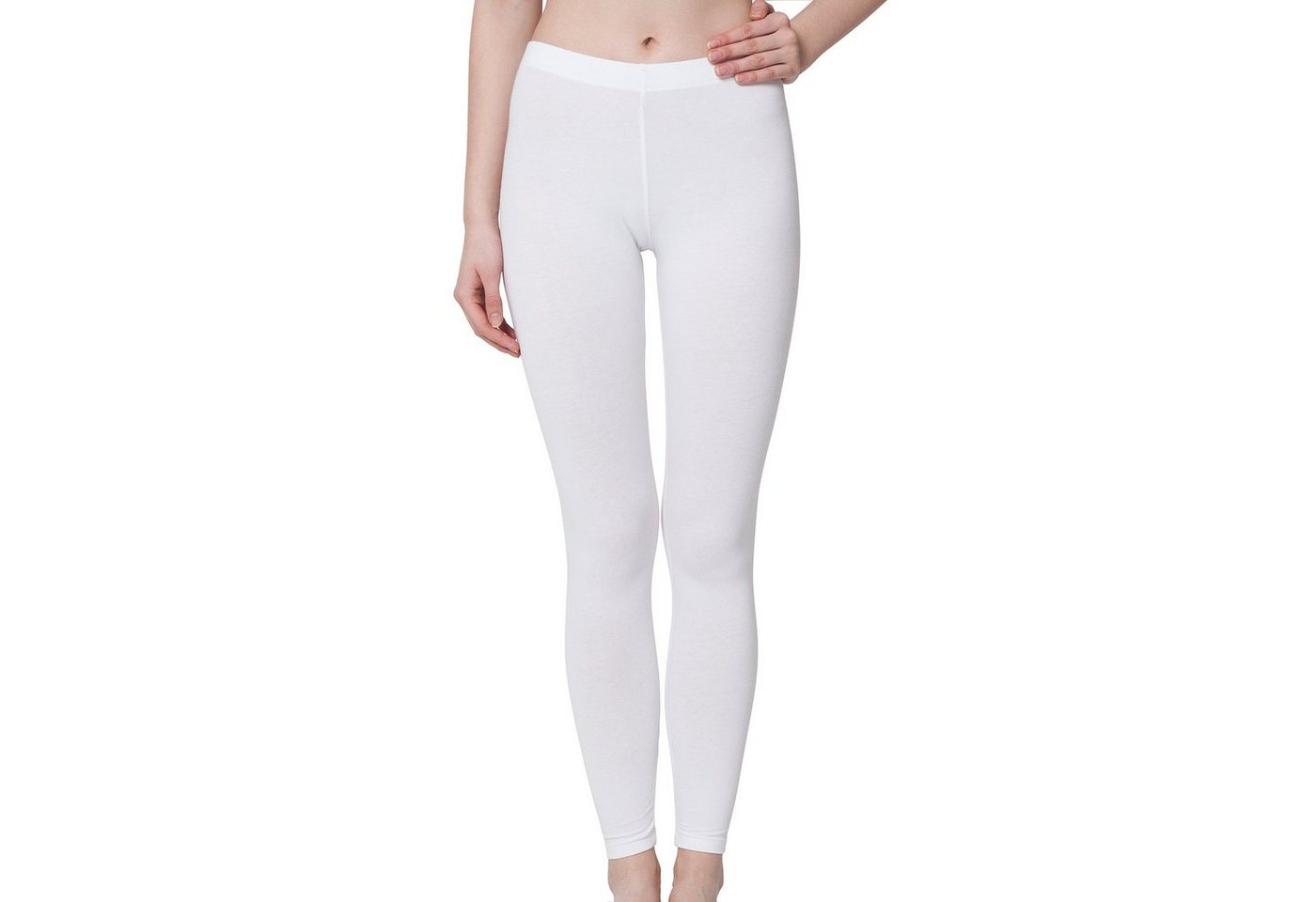 celodoro Leggings Damen Leggings, stretchige Jersey Hose aus Baumwolle von celodoro