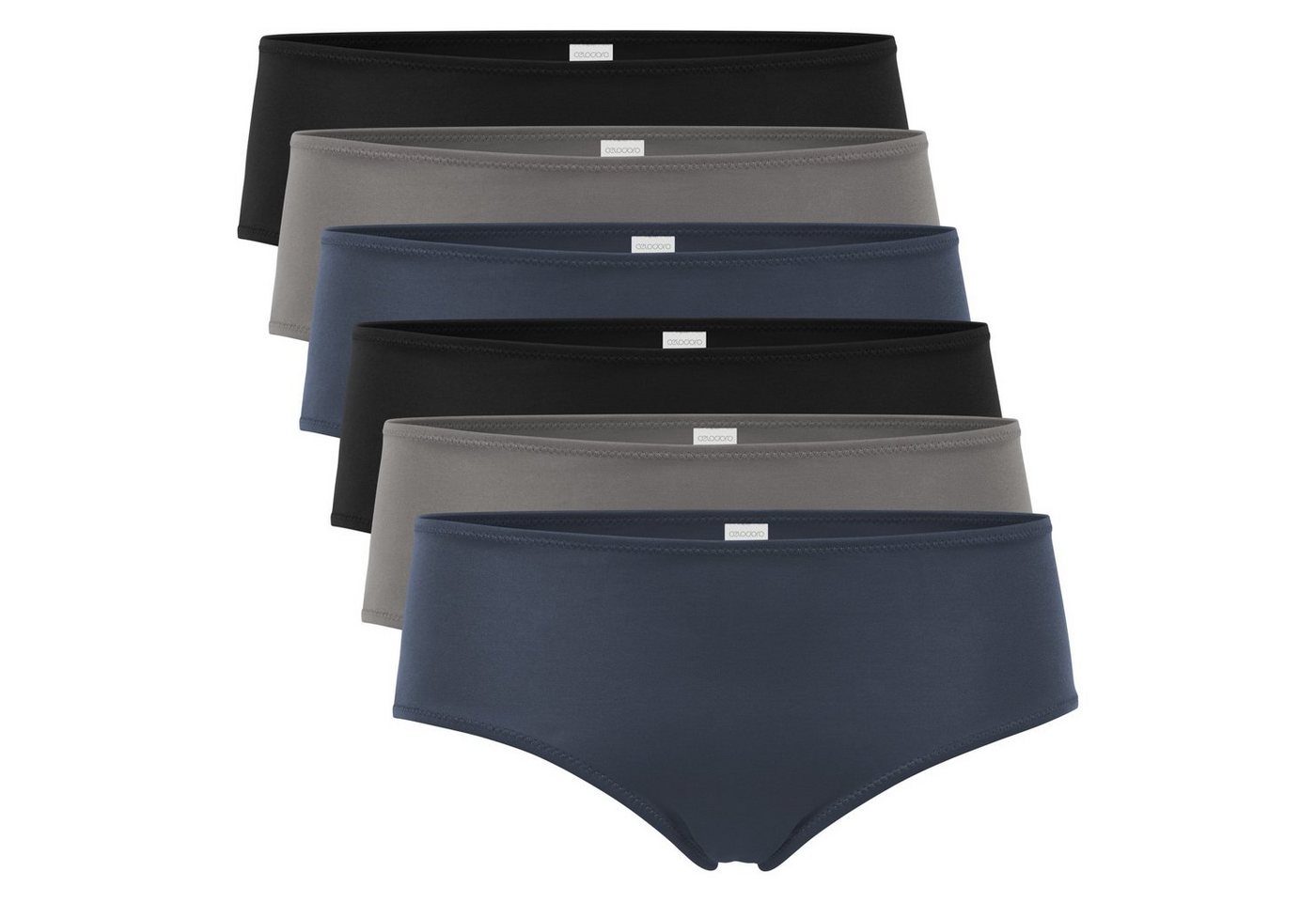 celodoro Panty Damen Panty Hipster (6er Pack) Panties aus Quick Dry-Fasern von celodoro