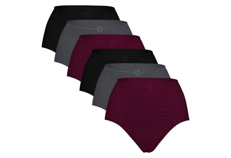 celodoro Taillenslip Damen Taillenslip (6er Pack) Baumwoll-Slips Maxi Slips von celodoro