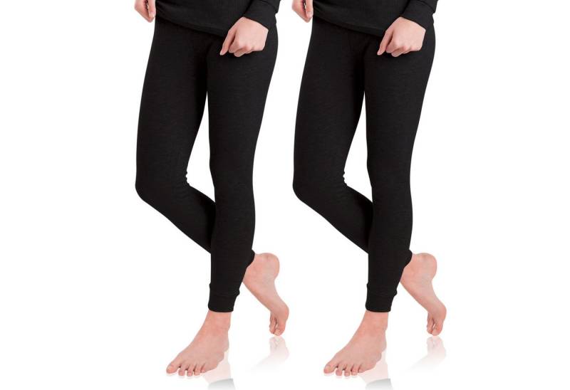 celodoro Thermounterhose 2er Pack Damen Ski- & Thermohose - Lange Winter Unterhose von celodoro