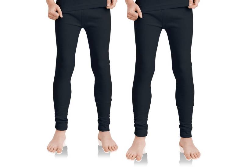 celodoro Thermounterhose 2er Pack Lange Kinder Thermo Unterhose Winter Unterwäsche von celodoro