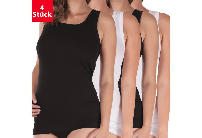 celodoro Unterhemd Damen Longshirt (1er, 2er oder 4er Pack) Feinripp Unterhemd von celodoro