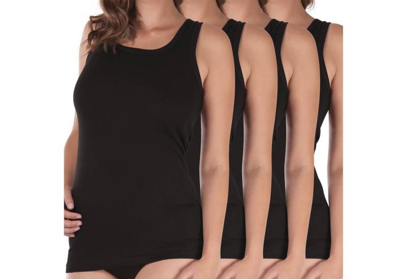 celodoro Unterhemd Damen Longshirt (1er, 2er oder 4er Pack) Feinripp Unterhemd von celodoro