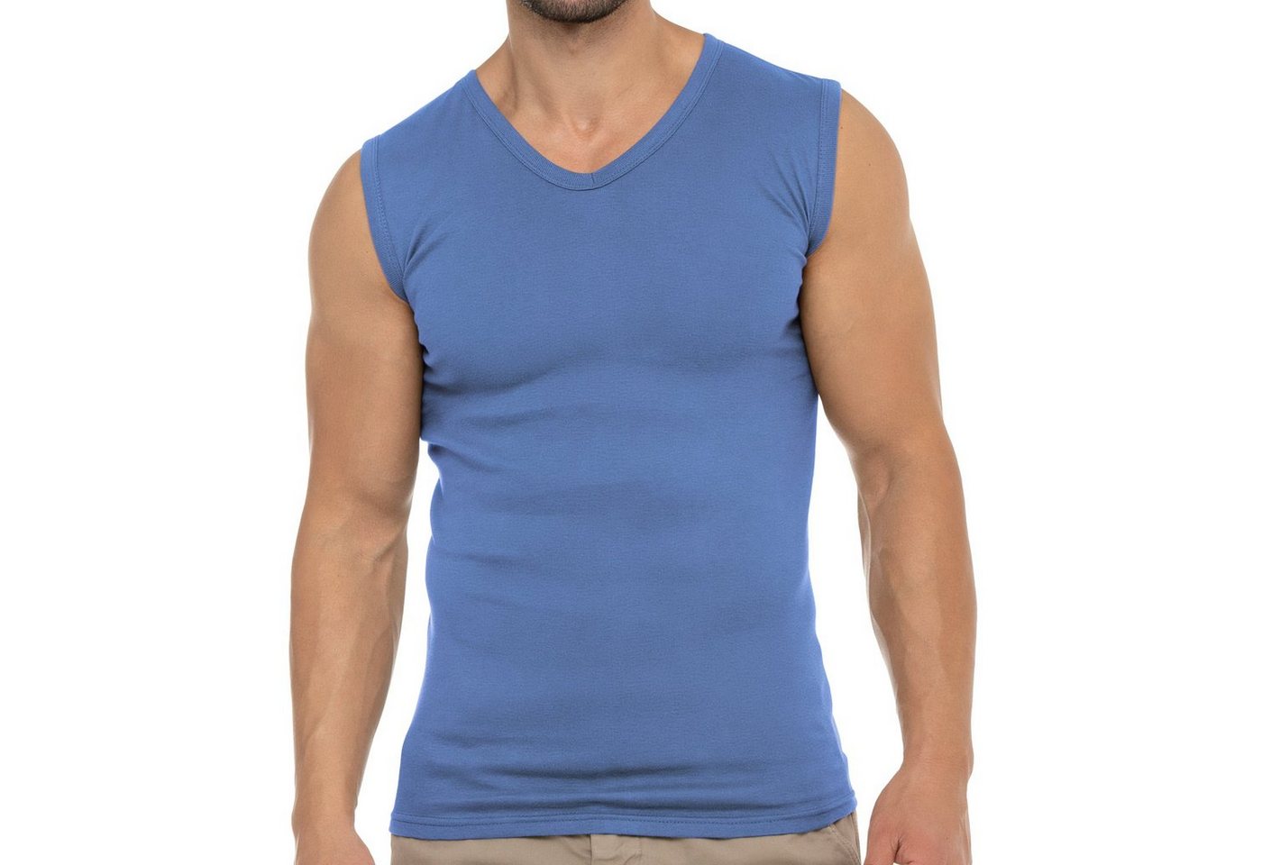 celodoro Unterhemd Herren Business Muskelshirt V-Neck, Feinripp, Baumwolle celodoro Unterhemd Herren Business Muskelshirt V-Neck, Feinripp, Baumwolle von celodoro