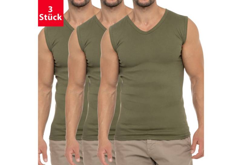 celodoro Unterhemd Herren Business Muskelshirt V-Neck (3er Pack) Muscle Shirt von celodoro