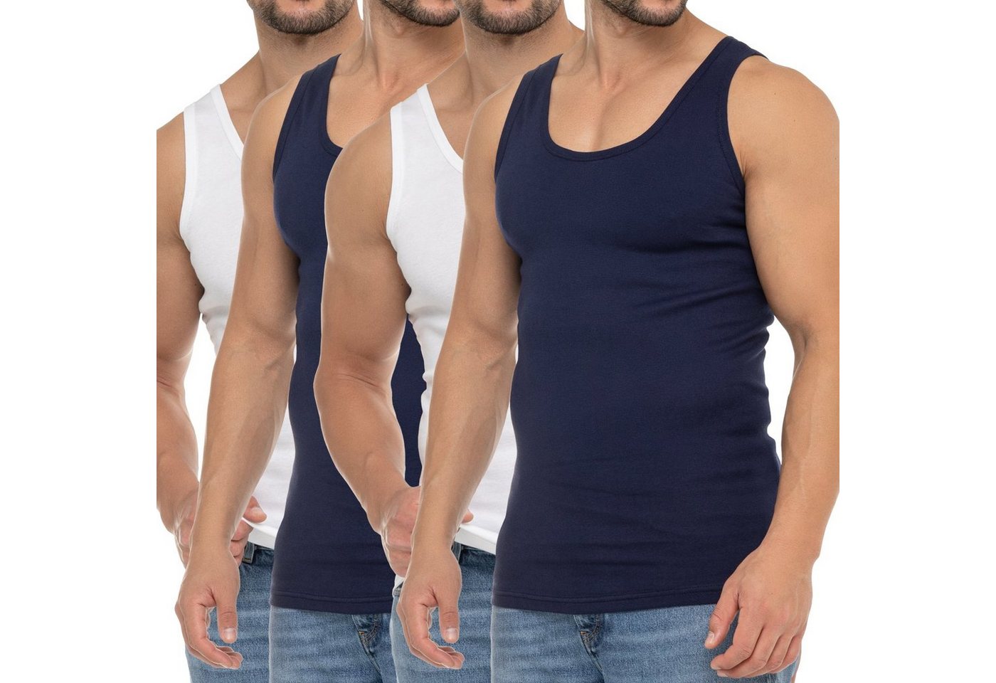 celodoro Unterhemd Herren Business Tank Top Achselhemd aus Baumwolle von celodoro