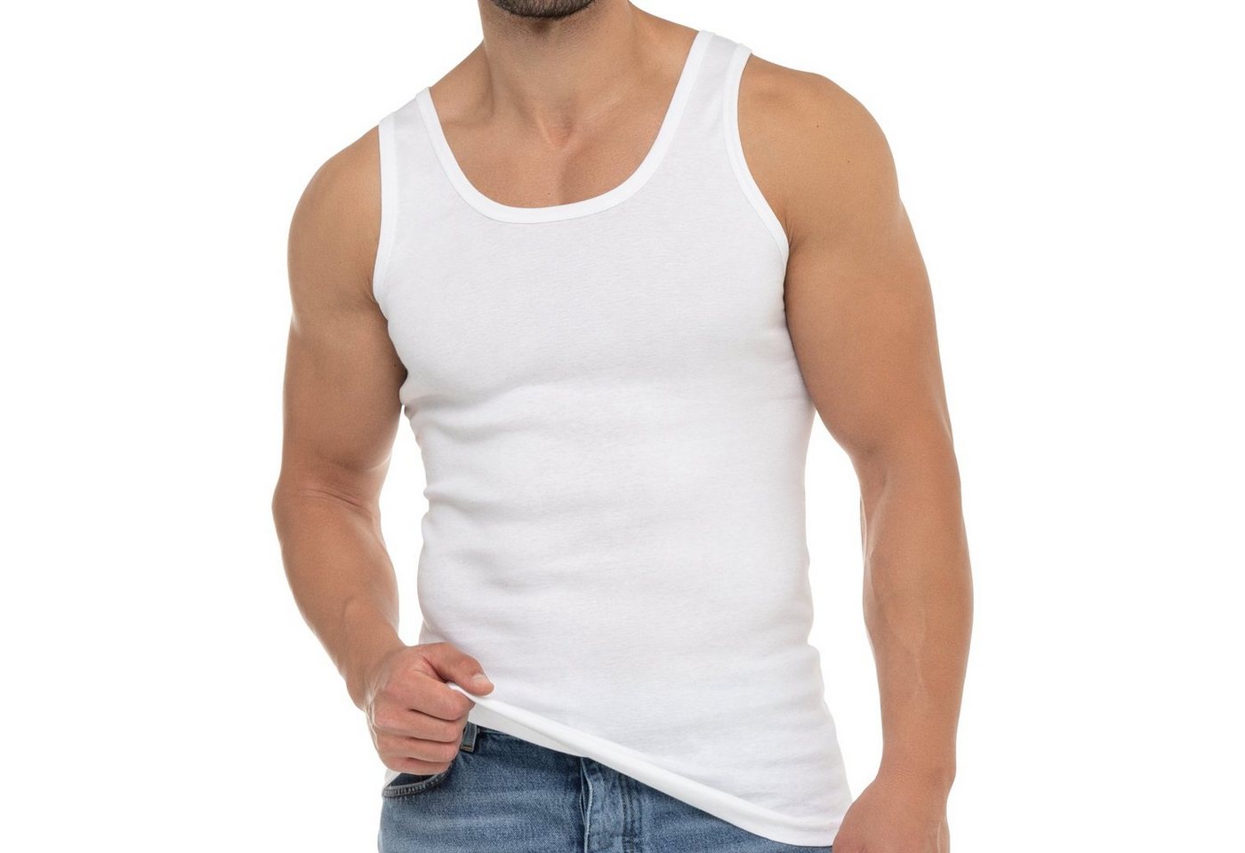 celodoro Unterhemd Herren Business Tank Top Achselhemd aus Baumwolle von celodoro