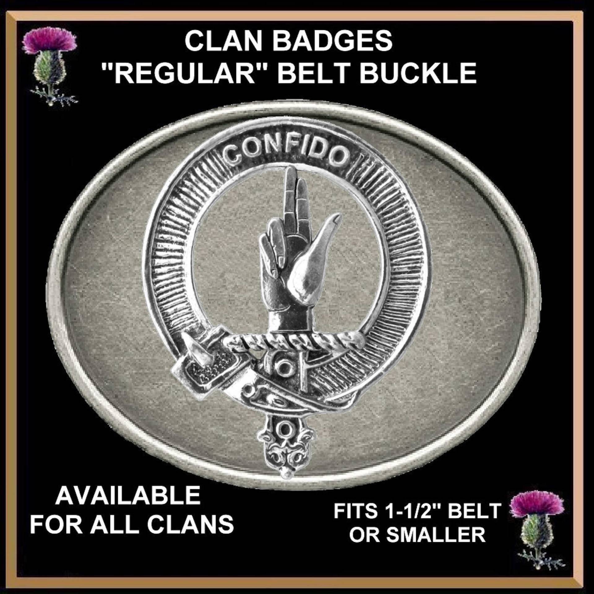 Boyd Clan Crest Regelmäßige Schnalle Boyd Clan Crest Regelmäßige Schnalle von celticstudio