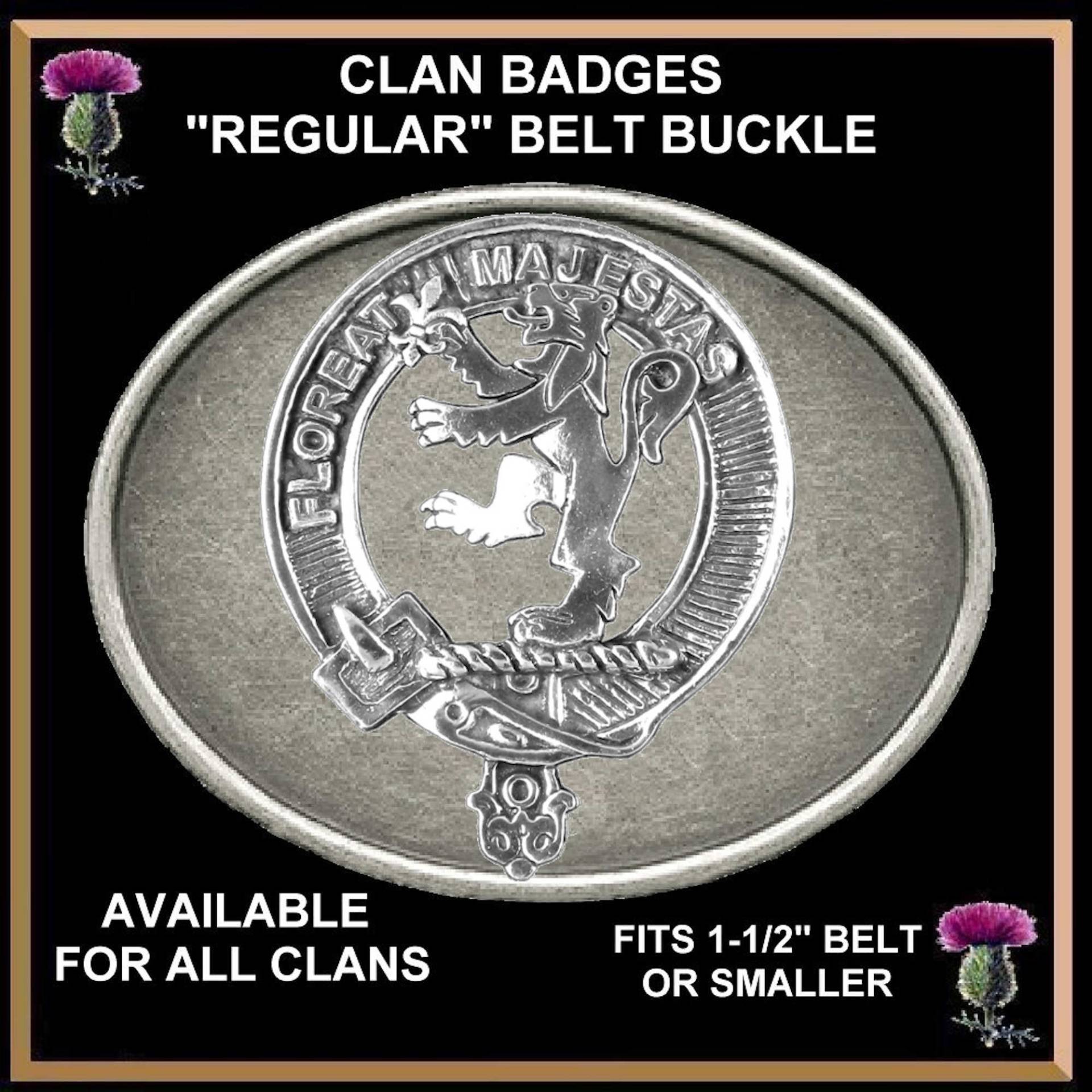 Brown Clan Crest Regelmäßige Schnalle Brown Clan Crest Regelmäßige Schnalle von celticstudio