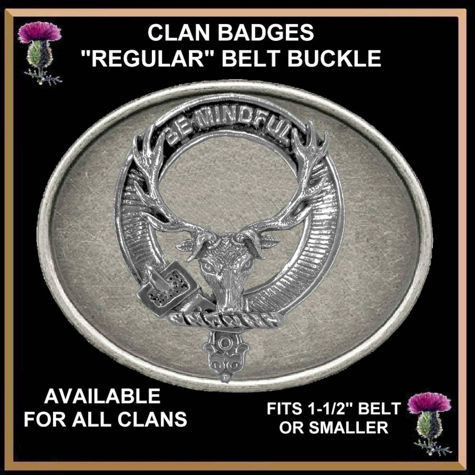 Calder Clan Crest Regelmäßige Schnalle Calder Clan Crest Regelmäßige Schnalle von celticstudio