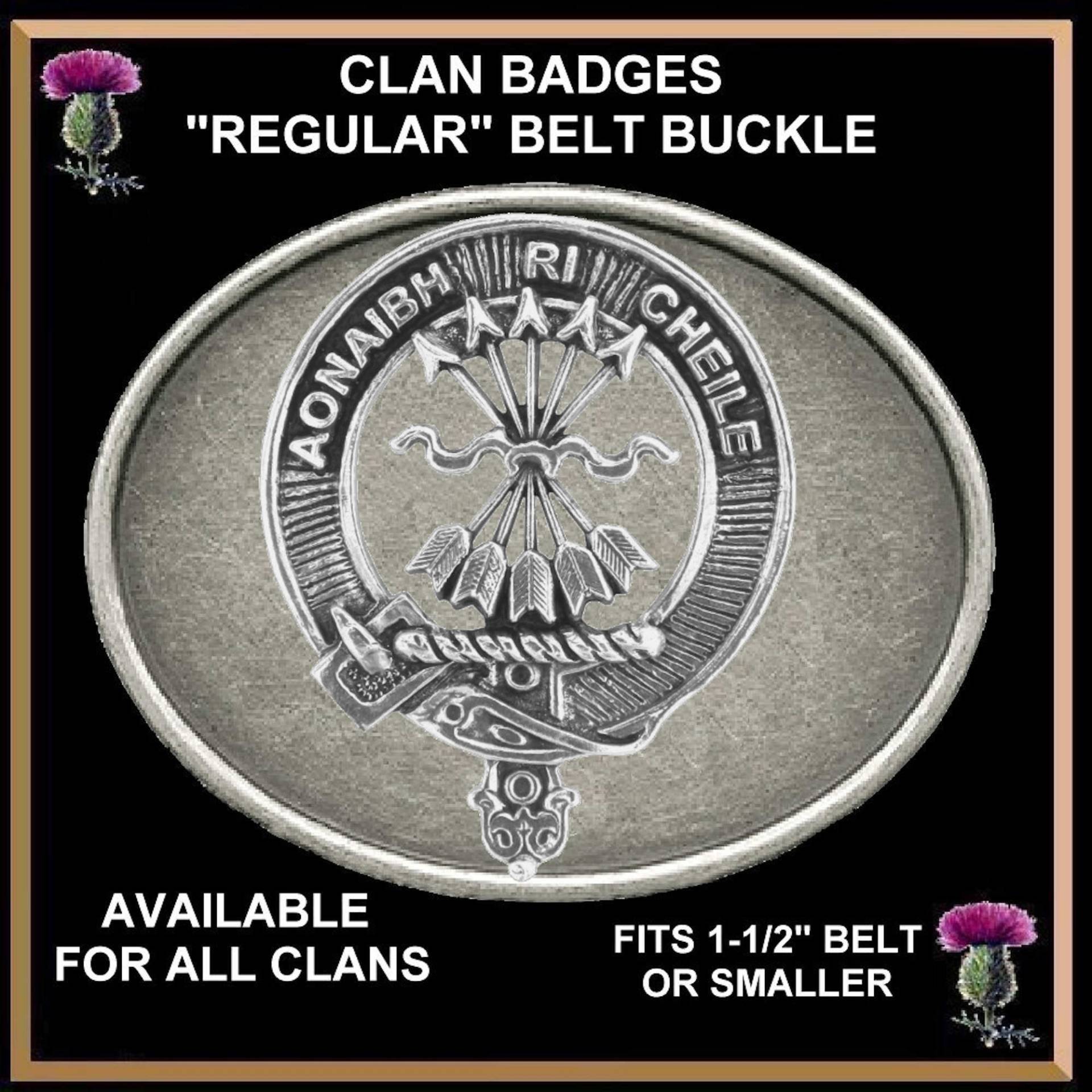 Cameron Clan Crest Regelmäßige Schnalle Cameron Clan Crest Regelmäßige Schnalle von celticstudio